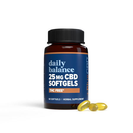 THC Free CBD Softgels 25mg 60ct